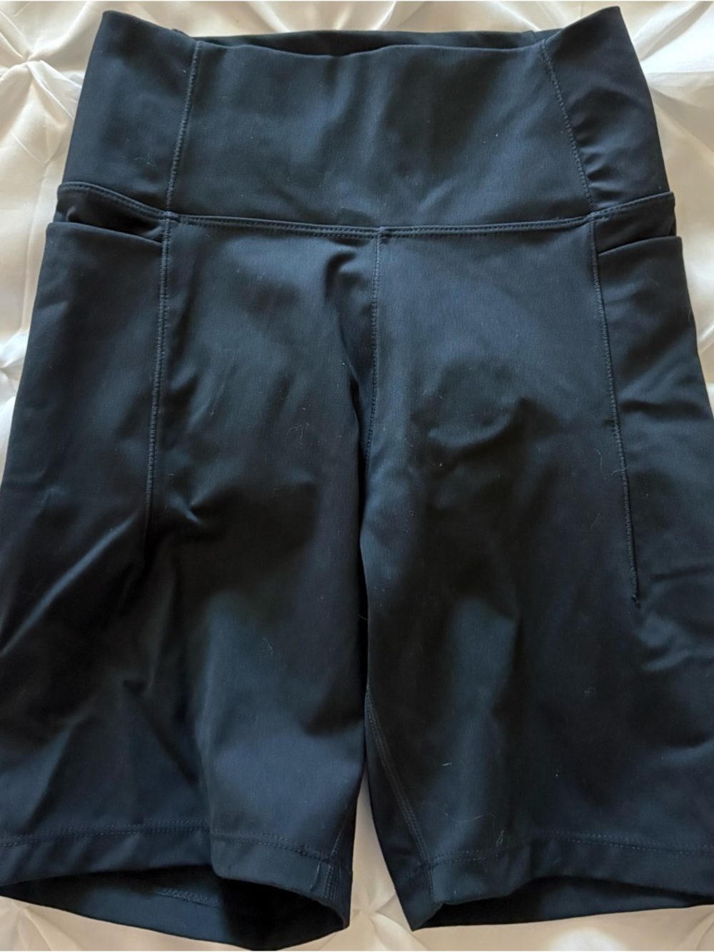 Jockey Long Line Bike Yoga Shorts, Size Small, Excellent